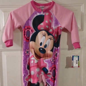 Disney Minnie Mouse Footed PJs